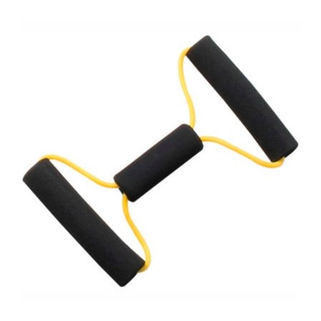 Fabrication Enterprises CanDo BowTie Tubing Exerciser, Yellow, 14" 1341080